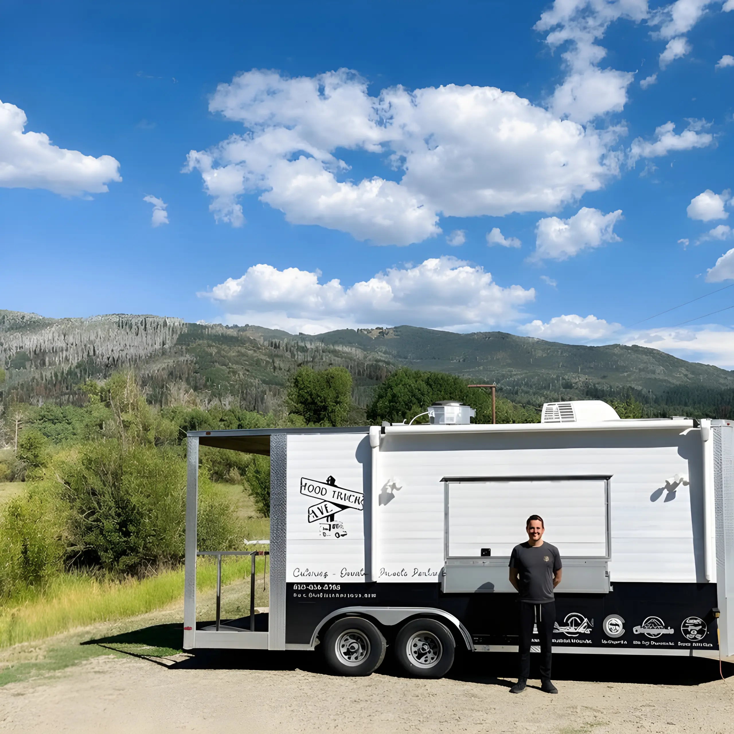 Food Truck Avenue Wedding Catering Trailer