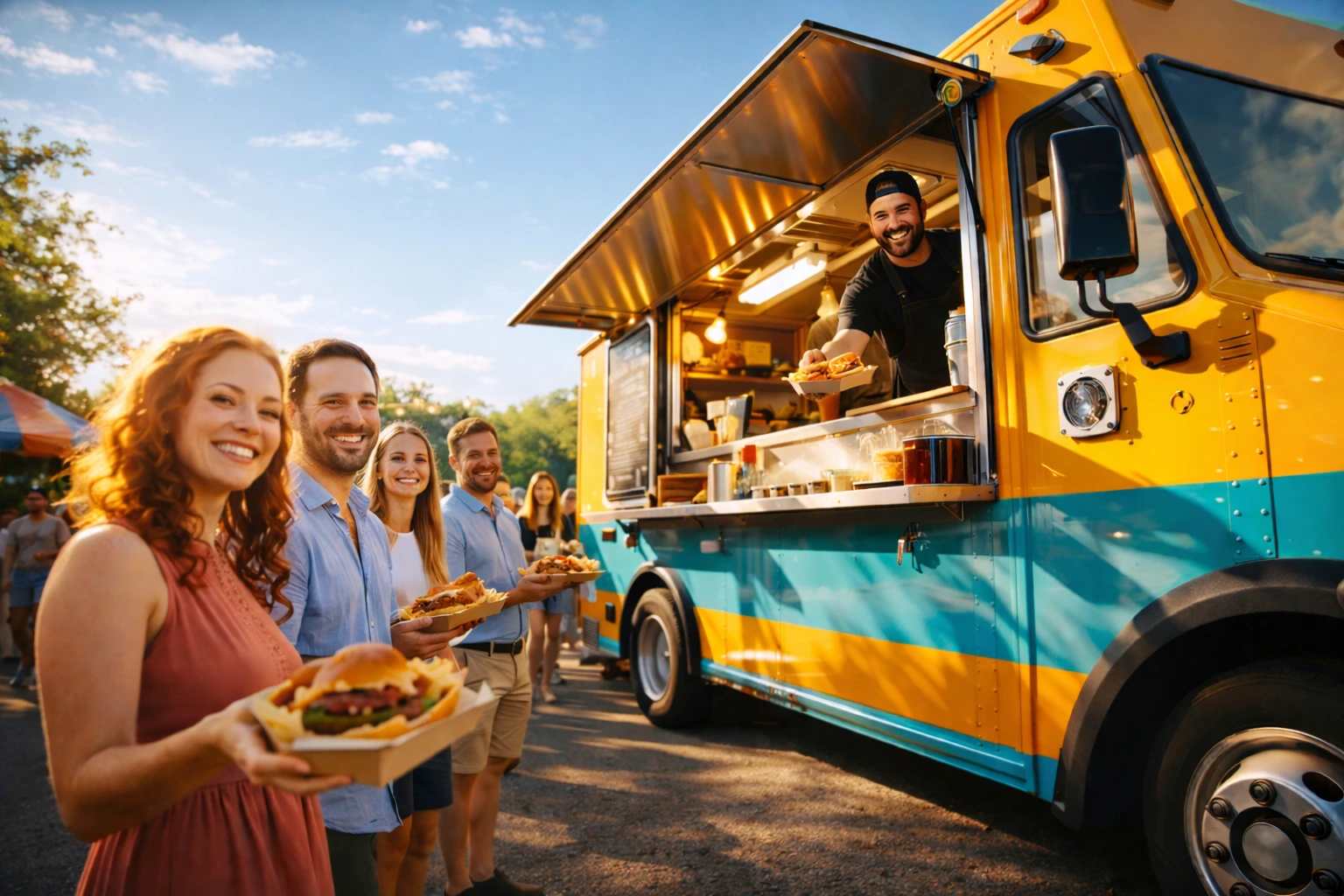 Gourmet food truck catering for events in your area