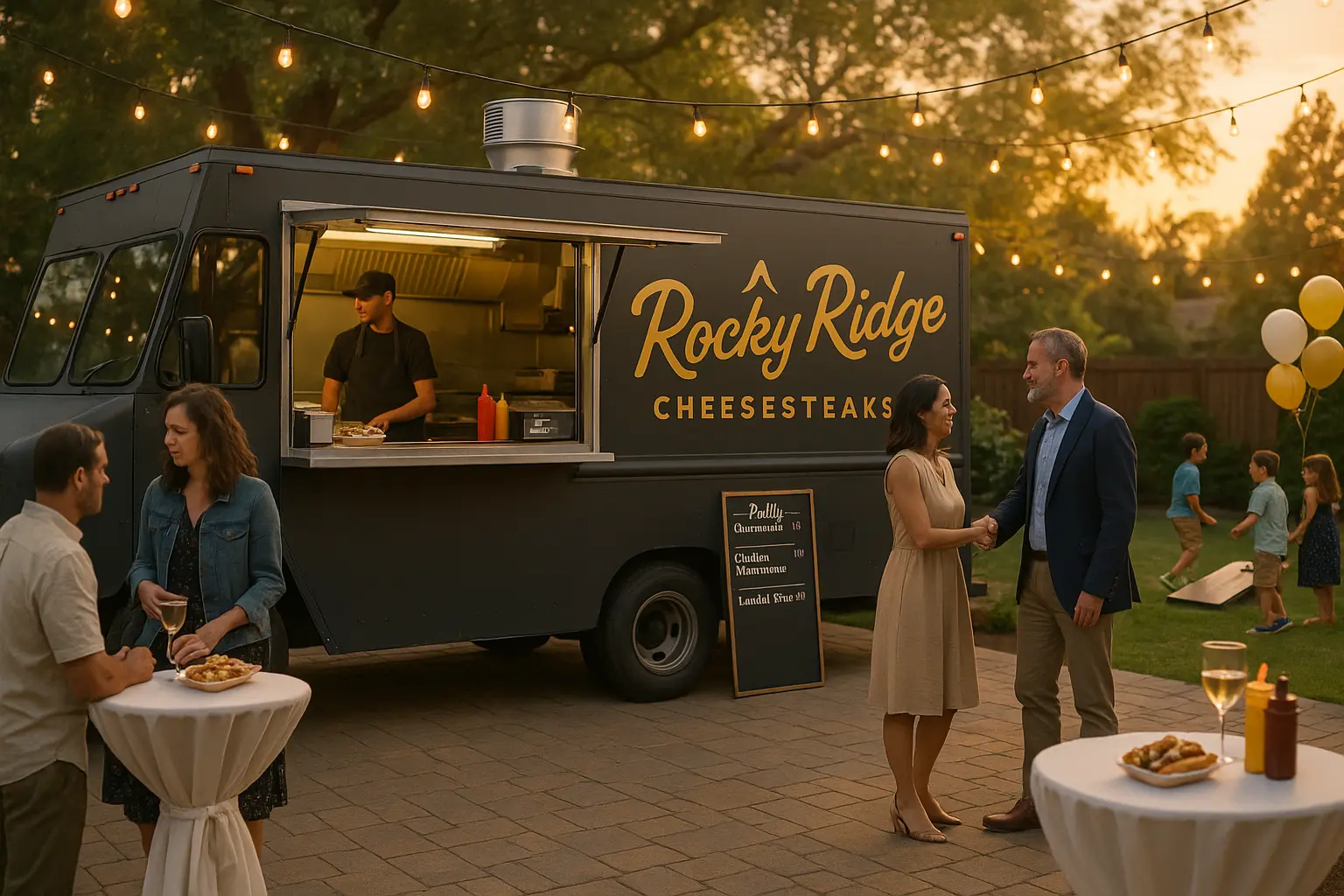 Cheesesteak Food Truck Catering in City State