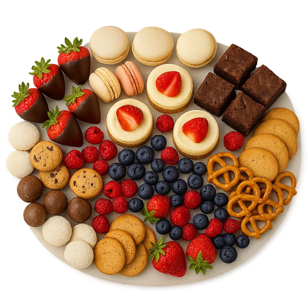 Dessert bites to complement charcuterie