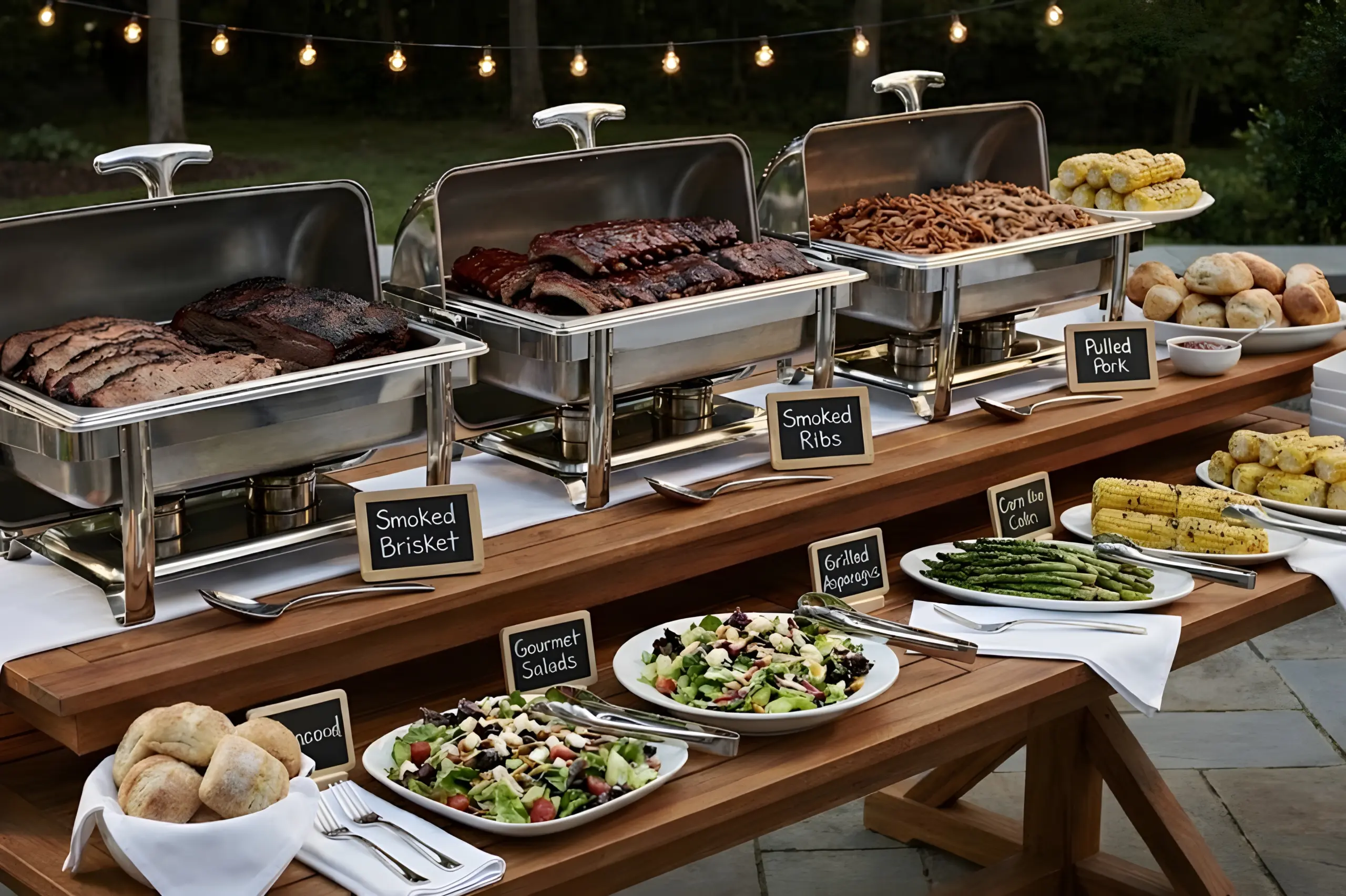 Food Truck Avenue Catering Spread